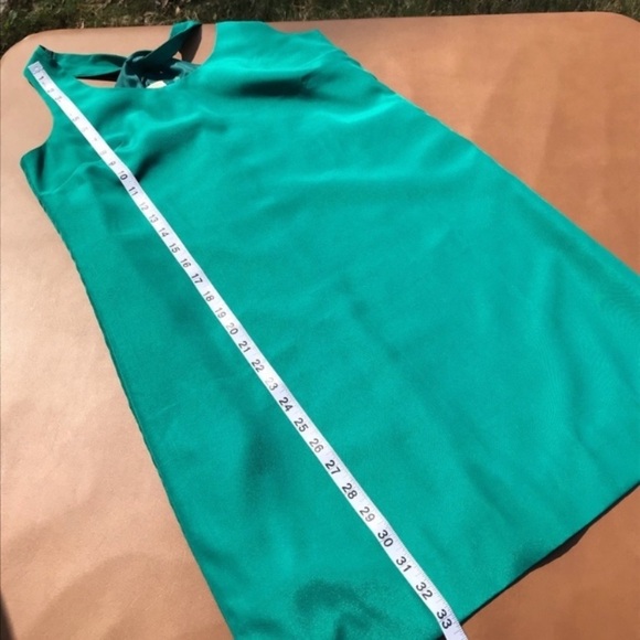 J Crew Factory Green Sleeveless Dress - Picture 9 of 10